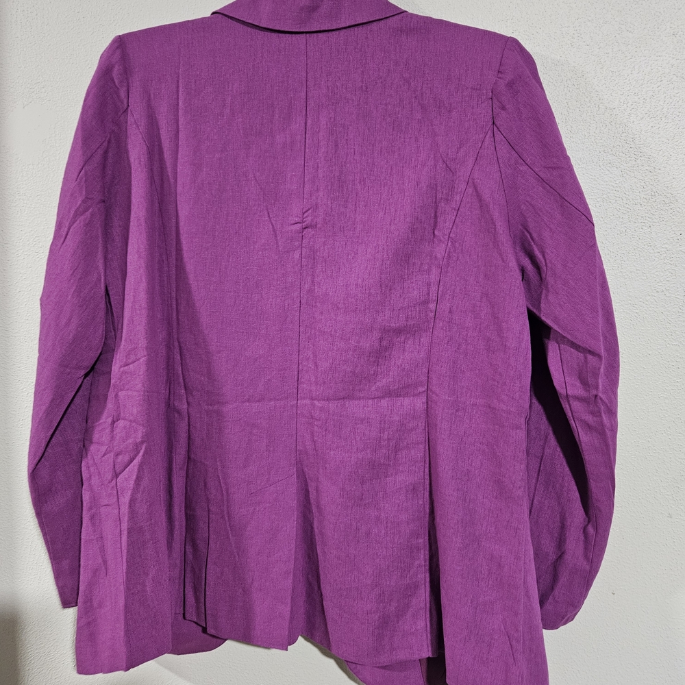 Jessica London Vibrant Magenta Blazer - Picture 4 of 4